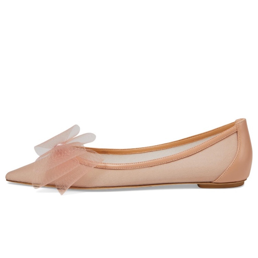 NWT Stuart Weitzman Blushing Bow Flats - Picture 4 of 5